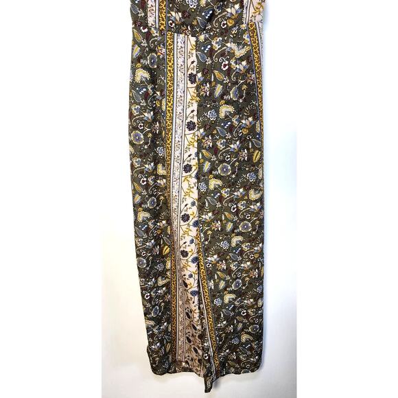 Floral Paisley Romper-Open Back, Lightweight, Perfect for Spring/Summer, Size S - Picture 4 of 9